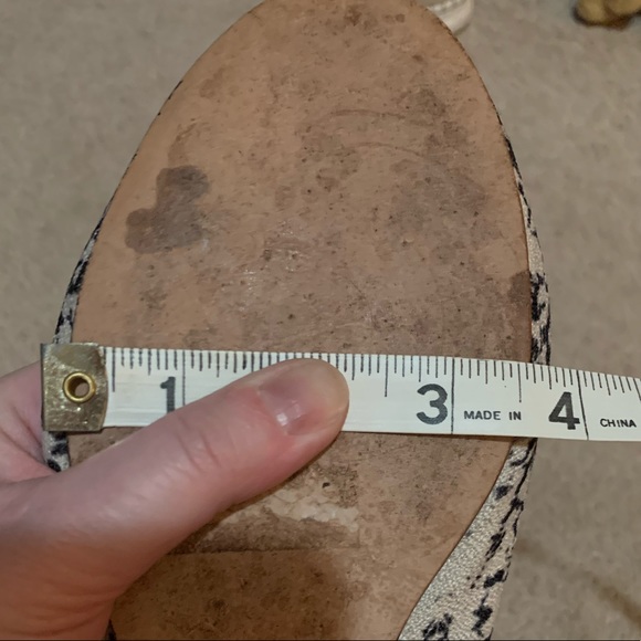 Saks Fifth ave floral flats 10 - Picture 9 of 9